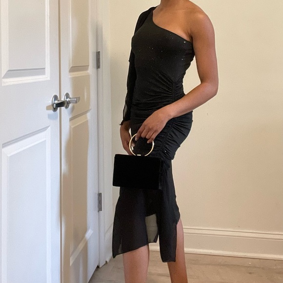 Glitter Little Black Dress - Picture 2 of 3